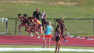 Womens 100m Prelim Heat 5 PURE Athletics Spring Invitational April 20 2024 [upl. by Eadie]