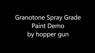 Granotone Speaker Cabinet Paint Spray Grade Demo [upl. by Ahsineb]