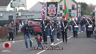 Pomeroy True Blues  Crown Defenders Cloughmills Band Parade 2024 [upl. by Melicent928]