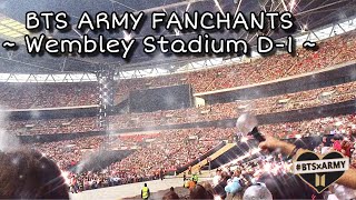 BTS ARMY BEFORE CONCERT  BTS  WEMBLEY 010619 [upl. by Cassiani910]