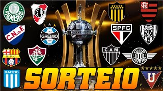 LIBERTADORES 2024  SORTEIO DOS GRUPOS [upl. by Merat]