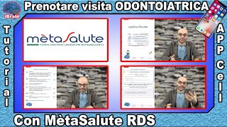 Come Prenotare visita Odontoiatrica con Fondo MetàSalute da APP SmartPhone iBrain [upl. by Nyladnarb115]