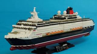 LEGO Ideas Queen Victoria Cruise Liner [upl. by Paviour]