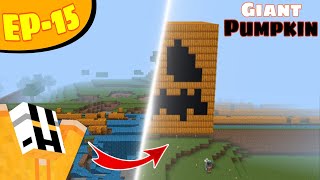 I made Giant Pumpkin  Minecraft survival shortplayEpisode15 [upl. by Karsten]