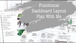 Functional Dashboard Layout Plan With Me [upl. by Olmstead]