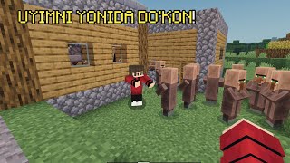 UYIMNI YONIDA LUCKY BLOCKLIK DOKON😰  MINECRAFT UZBEKCHA  DRITSmc minecraft [upl. by Jaella939]