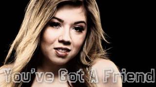 Jennette McCurdy  Youve Got A Friend  Full Cover  Lyrics HD [upl. by Acirt]