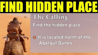 how to quotfind the hidden placequot amp reveal the chambers secrets the calling  Assassins creed mirage [upl. by Ydderf]