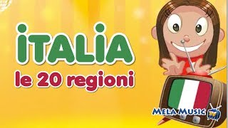 Geografia  Italia le 20 regioni MelaEducational [upl. by Izzy975]