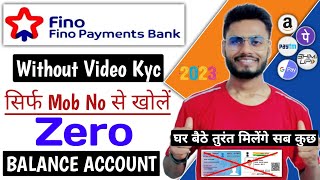 without video kyc। online bank account opening। zero balance bank account opening online। [upl. by Rubin]