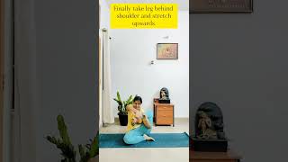 Compass Pose सूर्य यंत्र आसनYogashortsfeed ytshortsfitbesshealthviral [upl. by Jezrdna]