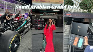 Saudi Arabian Grand Prix vlog 🏎️ PADDOCK CLUB F1 experience 🏁 [upl. by Haelem]