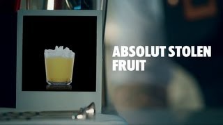 ABSOLUT STOLEN FRUIT DRINK RECIPE  HOW TO MIX [upl. by Anawat]