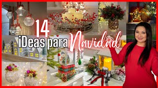 14 iDEAS para NAVIDAD  Decoración Navideña 2024  Christmas Decor ideas 2024 [upl. by Carnes]