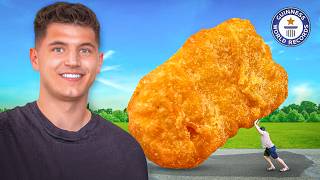 World’s Largest Chicken Nugget Official World Record [upl. by Estus]