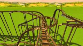 RCT3 Expedition Everest Without Scenery [upl. by Asaph531]