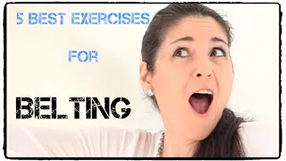 Freyas Singing Tips The 5 best exercises for BELTING [upl. by Karena]