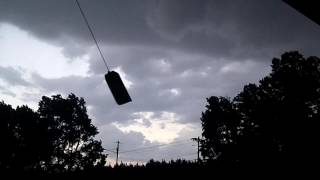 Severe Thunderstorm  7816  Porch Footage [upl. by Dupuy]