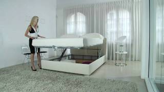 Letto Contenitore Athena  Storage bed [upl. by Trebmal]