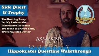 Hippokrates Questline  Trust me Im a Doctor Trophy  Achievement  Assassins Creed Odyssey [upl. by Anailil]