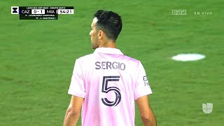 Sergio Busquets Debut for Inter Miami vs Cruz Azul 22072023 [upl. by Sesmar]