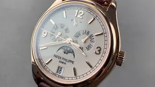 Patek Philippe Annual Calendar Moon Phases 5146R001 Patek Philippe Watch Review [upl. by Agemo413]