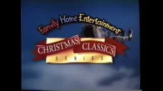 Christmas Classics Series  Family Home Entertainment 1992 Promo VHS Capture [upl. by Neeuq378]