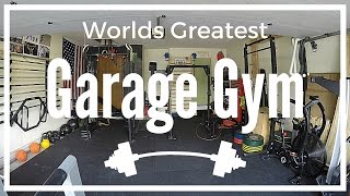 Worlds Greatest Garage Gym Tour [upl. by Hannala70]