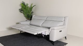 Zeus 3 Seater Recliner Sofa with Ote Coffee Tables [upl. by Suriaj]