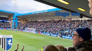 Gillingham Stun Promotion Rivals Wrexham  Gillingham FC vs Wrexham AFC [upl. by Sucramrej327]