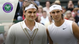 Roger Federer vs Rafael Nadal  Wimbledon 2008  The Final in full [upl. by Atsev434]