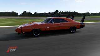 1969 Dodge Charger Daytona HEMI at Top Gear Test Track Outer Loop  Forza Motorsport 4 [upl. by Ayhdnas352]