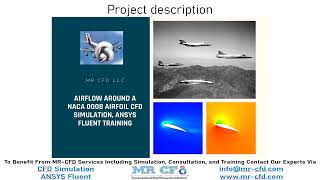 Airflow Around a NACA 0008 Airfoil CFD Simulation ANSYS Fluent Training [upl. by Ultima]