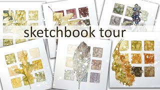 Sketchbook Tour Inspired by Color In and Out of the Garden [upl. by Sidonia]