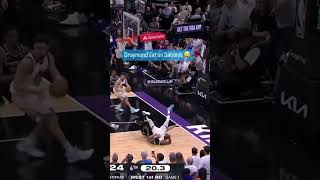 👀 Draymond Green Sits on Domantas Sabonis during Warriors vs Kings  dirty play shorts [upl. by Lubba]