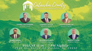 Sunday Night  Catawba County Baptist Campmeeting  Pastor Daniel Buchanan  81124 [upl. by Ahsienaj]