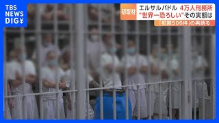 “世界一恐ろしい”エルサルバドルの4万人巨大刑務所を日本メディア初取材 「ギャング撲滅作戦」の壮絶さとは…｜TBS NEWS DIG [upl. by Meredeth]