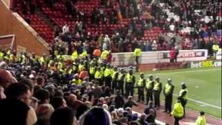 Barnsley v Sheffield Wednesday Owls fans having a Bounce at Oakwell [upl. by Mose492]