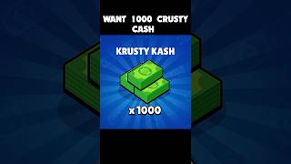 Get 1000 Crusty Cash 🤑💵 shorts brawlstars crustycash [upl. by Eterg]