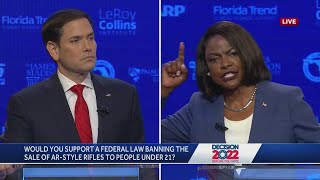 Decision 2022 Marco Rubio Val Demings debate in Florida Race for US Senate [upl. by Pals]