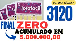 LOTOFÁCIL 3120  ANÁLISE DE PARES E ÍMPARES PRIMOS FIBONACCI MOLDURA E OUTROS [upl. by Rowell655]