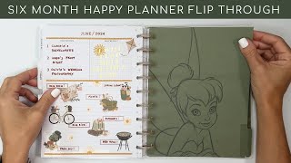 Six Month 2024 Planner Flip Through Classic Vertical Happy Planner  After the Pen [upl. by Kelsi]