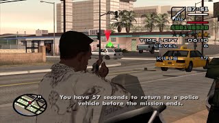 Vigilante Mission Using A Rifle  GTA San Andreas [upl. by Philis]