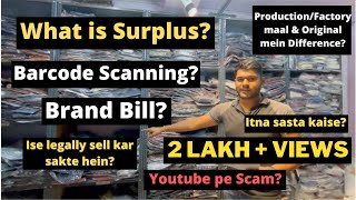 FIRST WAREHOUSE in INDIA to speak TRUTH😱  What is SURPLUS  Bill amp Scanning  Youtube scam [upl. by Ostler]