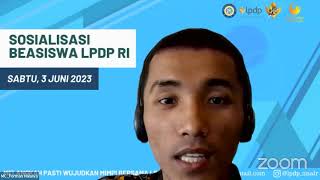 SOSIALISASI BEASISWA LPDP RI OLEH KELURAHAN LPDP UNAIR [upl. by Yenoh]