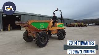 2014 THWAITES 6T SWIVEL DUMPER [upl. by Rolyak]