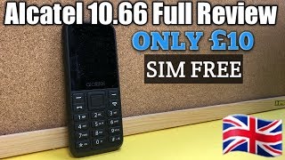 Alcatel 1066 Full Review UK [upl. by Aitnohs]