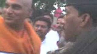 Swami Sri Avdheshanand Giriji at Haridwar Hardwar Juna akhada Kumbhmela [upl. by Ailecec]