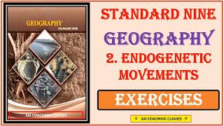 Chapter 2  Endogenetic movements questions answers  exercise  Class 9th  Geography [upl. by Kaila437]