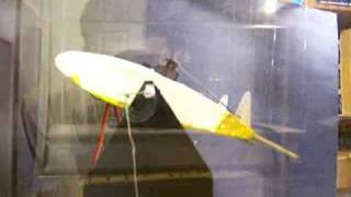 Wind Tunnel Airfoil Test with pulsing [upl. by Katine]